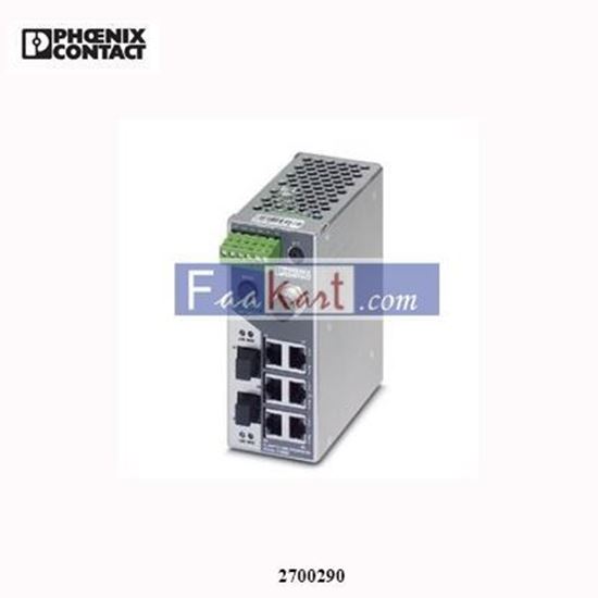 Picture of 2700290 Phoenix Contact - Industrial Ethernet Switch - FL SWITCH SMN 6TX/2POF-PN