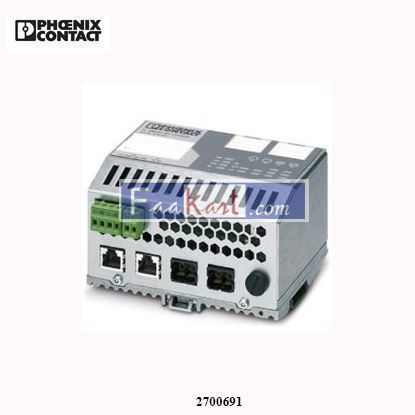 Picture of 2700691 Phoenix Contact - Industrial Ethernet Switch - FL SWITCH IRT 2TX 2POF