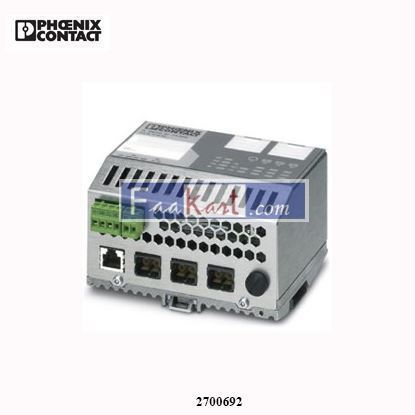 Picture of 2700692 Phoenix Contact - Industrial Ethernet Switch - FL SWITCH IRT TX 3POF