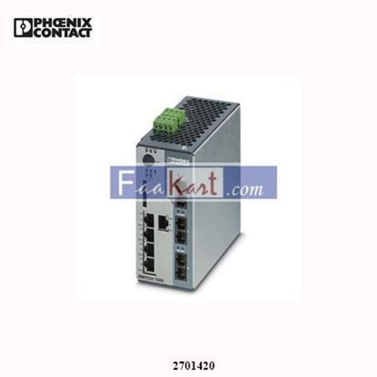 Picture of 2701420 Phoenix Contact - Industrial Ethernet Switch - FL SWITCH 7005/FX-2FXSM-EIP