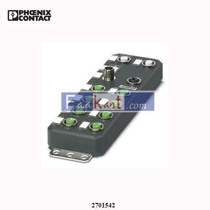 Picture of 2701542 Phoenix Contact - Distributed I/O device - AXL E S3 DI8 DO8 M12 6P