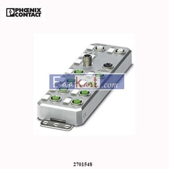 Picture of 2701548 Phoenix Contact - Distributed I/O device - AXL E S3 DI8 DO8 M12 6M