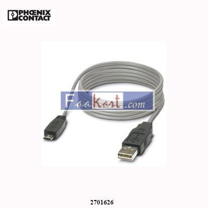 Picture of 2701626 Phoenix Contact - Connecting cable - CAB-USB A/MICRO USB B/2,0M