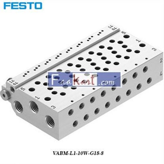 Picture of VABM-L1-10W-G18-8  FESTO  Manifold Base