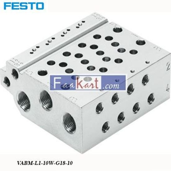 Picture of VABM-L1-10W-G18-10  FESTO Manifold Base