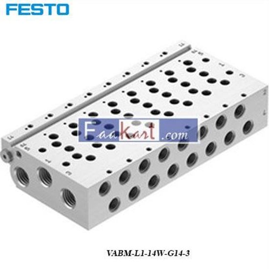 Picture of VABM-L1-14W-G14-3  FESTO  Manifold Base