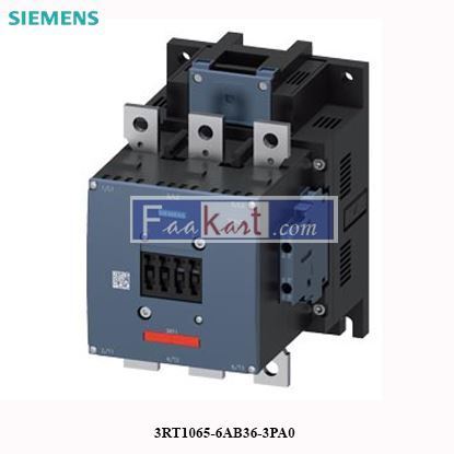 Picture of 3RT1065-6AB36-3PA0  Siemens Power contactor