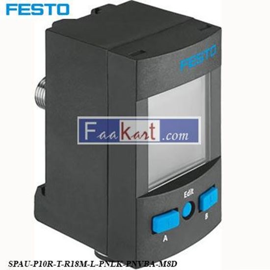 Picture of SPAU-P10R-T-R18M-L-PNLK-PNVBA-M8D  Festo Pressure Sensor