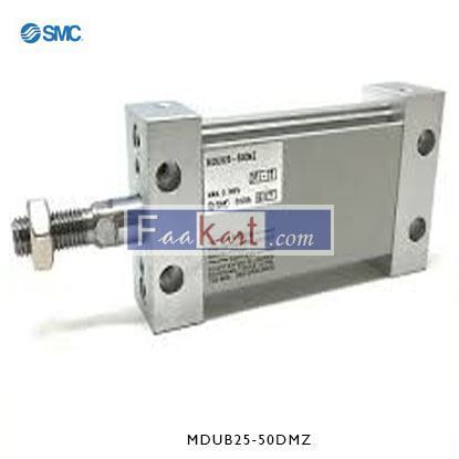 Picture of MDUB25-50DMZ   SMC Pneumatic Multi-Mount Cylinder MU Series, Double Action, Single Rod, 25mm Bore, 50mm stroke