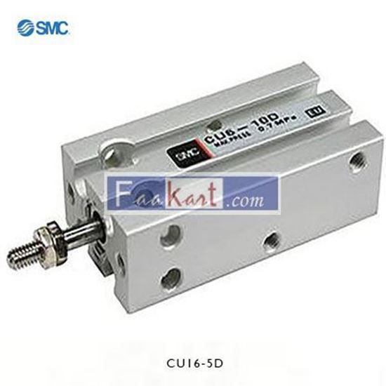 Picture of CU16-5D  SMC Pneumatic Multi-Mount Cylinder CU Series, Double Action, Single Rod, 16mm Bore, 5mm stroke