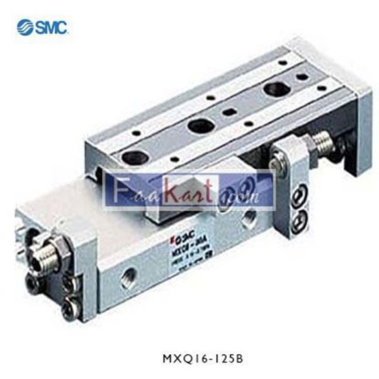 Picture of MXQ16-125B   SMC Slide Unit Actuator Double Action, 16mm Bore, 125mm stroke