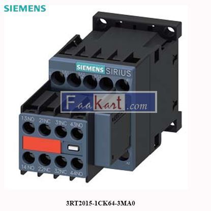 Picture of 3RT2015-1CK64-3MA0 Siemens power contactor