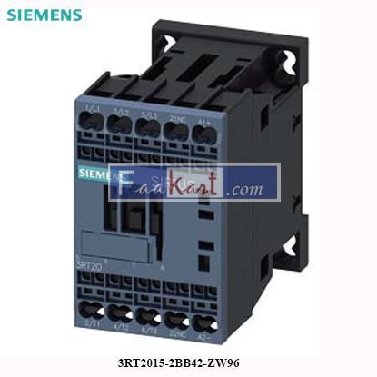 Picture of 3RT2015-2BB42-ZW96 Siemens Power contactor