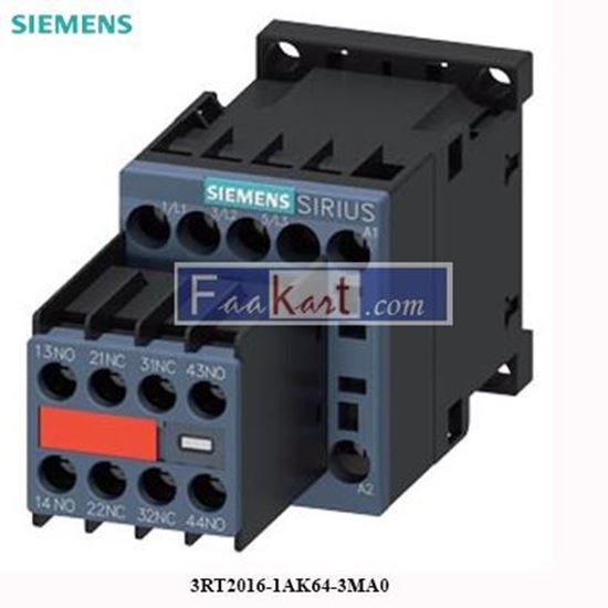 Picture of 3RT2016-1AK64-3MA0 Siemens Power contactor