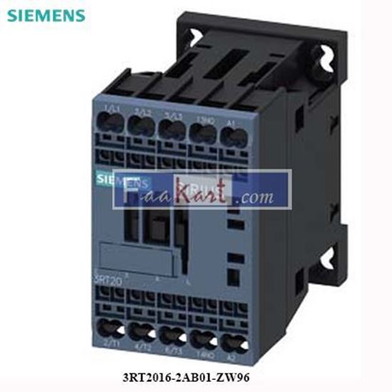 Picture of 3RT2016-2AB01-ZW96 Siemens Power contactor