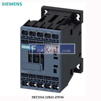 Picture of 3RT2016-2JB41-ZW96 Siemens Power contactor