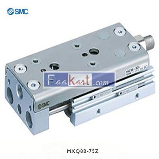 Picture of MXQ8B-75Z       SMC Slide Unit Actuator Double Action, 8mm Bore, 75mm stroke