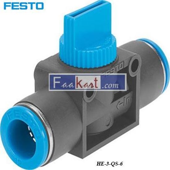 Picture of HE-3-QS-6 FESTO  Control Valve