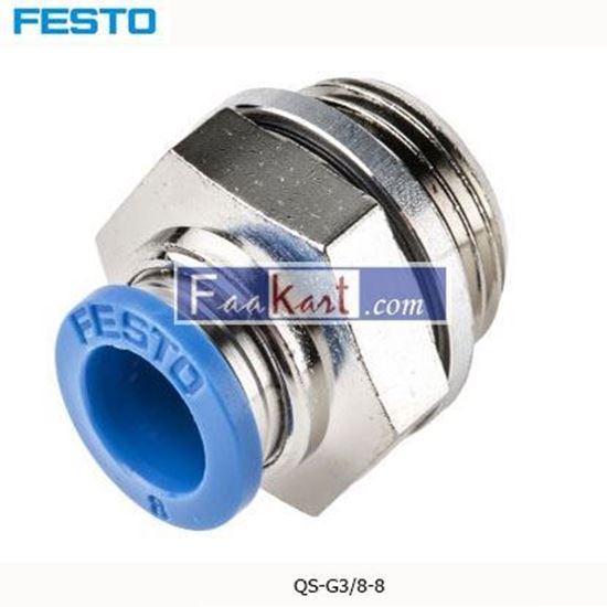 Qs G3 8 8 Festo Threaded To Tube Pneumatic Fitting Faakart Online Shop Industrial Automation Ksa Largest Platform