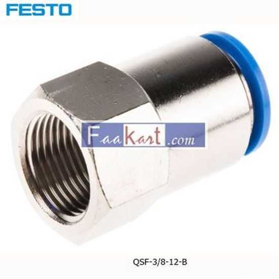 Picture of QSF-3 8-12-B  FESTO Tube Pneumatic Fitting