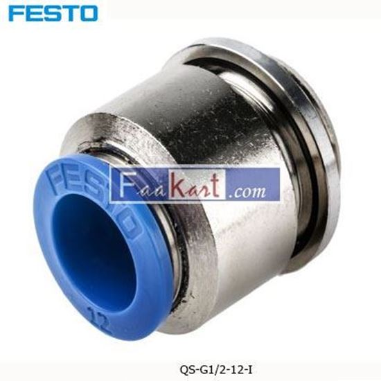 Picture of QS-G1 2-12-I  FESTO Tube Pneumatic Fitting