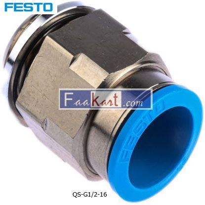 Picture of QS-G1 2-16  FESTO Tube Pneumatic Fitting