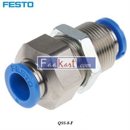 Picture of QSS-8-F  FESTO Tube Adapter Straight 130642