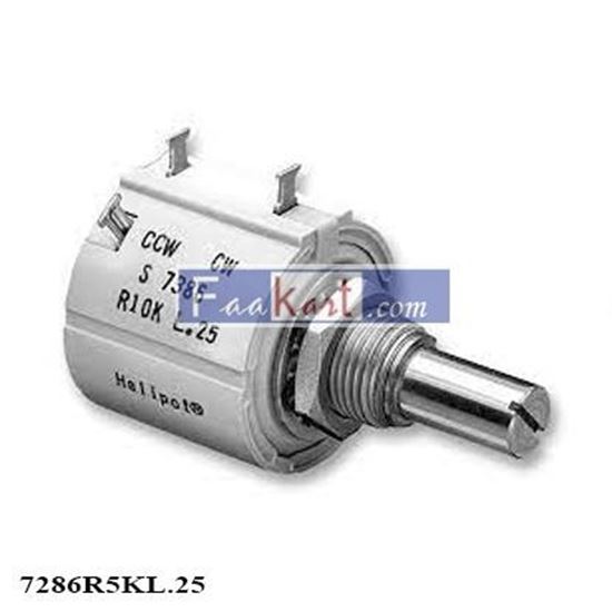 Picture of 7286R5KL.25 Rotary Potentiometer, 5 KOhm, 2 W, PN.  BI Technologies