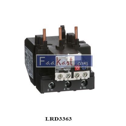 Picture of LRD3363 SCHNEIDER OVERLOAD RELAY