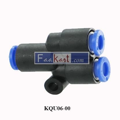 Picture of KQU06-00 SMC Y Connector Fitting