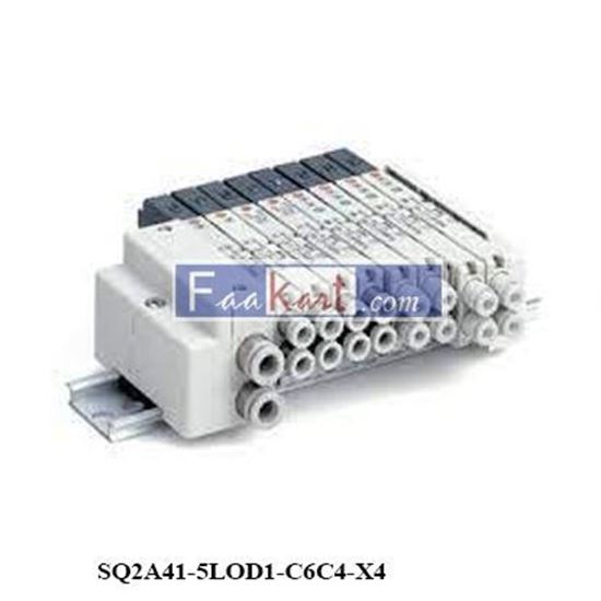 Picture of SQ2A41-5LOD1-C6C4-X4 SMC SOLENOID VALVE 4/5 PORT