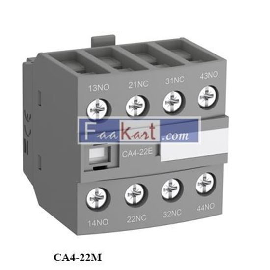 Picture of 1SBN010140R1122 CA4-22M ABB:AUXILIARY,CONTACTOR