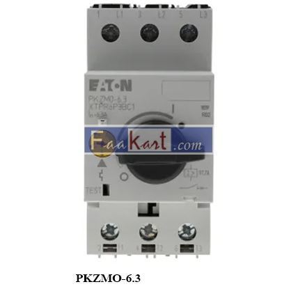 Picture of PKZMO-6.3,072738 EATON MOELLER Thermal Magnetic Circuit Breaker,