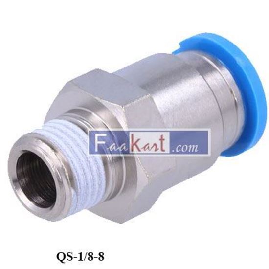 Picture of QS-1/8-8 (153004) FESTO STRIGH 8 Push-in fitting