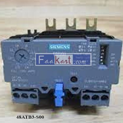 Picture of 48ATB3-S00 Overload Relay.4 AMP, Solid State, Discontinued by Manufacturer, 3 Phase, 0.75-3, 50/60 HZ