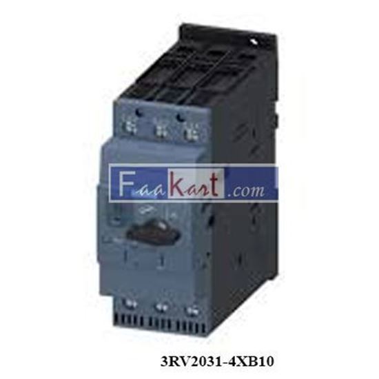 Picture of 3RV2031-4XB10  SIEMENS Circuit breaker size S2 for motor protection, Class 20 A-release 49...59 A N-release 8..