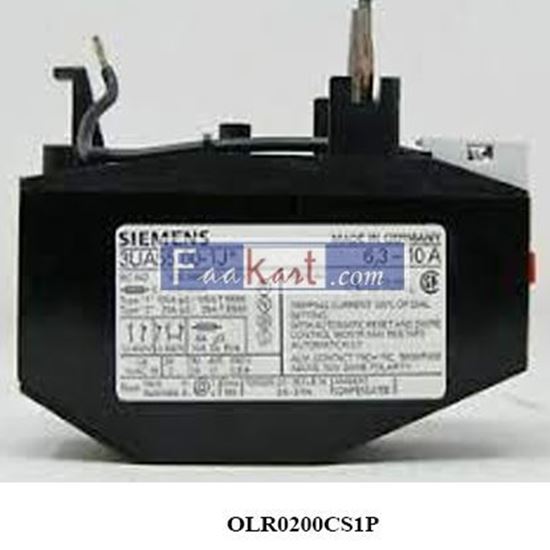 Picture of SIEMENS OLR0200CS1P /  OVERLOAD RELAY 1.25-2.0AMP