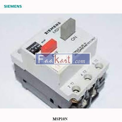 Picture of SIEMENS MSP10N STARTER 6.3-10 AMP 600 VAC MAX