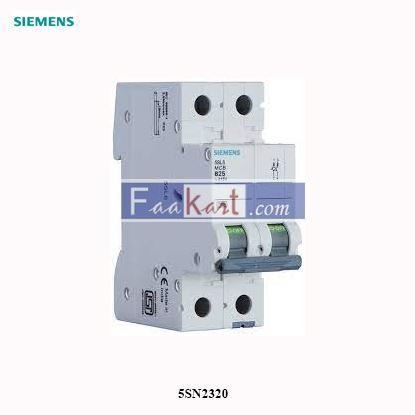 Picture of SIEMENS 5SN2320 CIRCUIT BREAKER 20AMP 2POLE