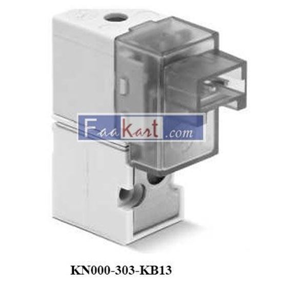 Picture of KN000-303-KB13 CAMOZZI 3/2-WAY SOLENOID VALVE - 90° ELECTRICAL CONNECTION