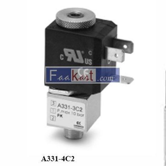 Picture of A331-4C2 CAMOZZI Series A solenoid valve - 3/2-way