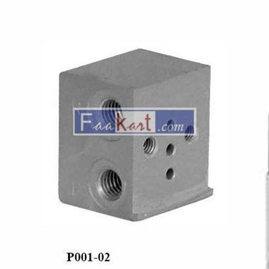 Picture of P001-02 CAMOZZI SOLENOID VALVE SINGLE SUB-BASE