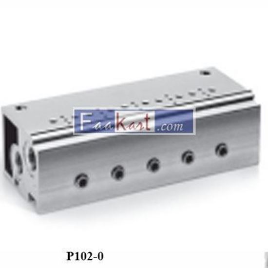 Picture of P102-0 CAMOZZI Manifold - single side valve - frontal outlets