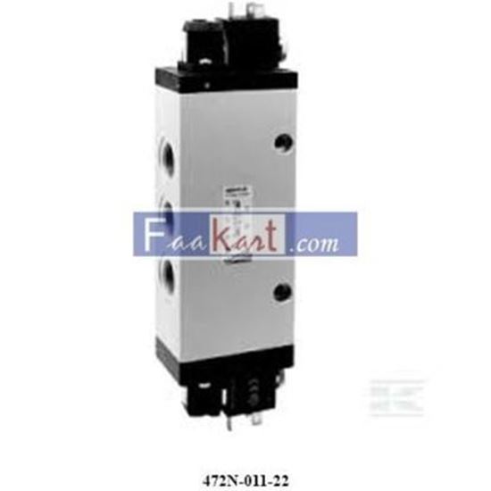 Picture of 472N-011-22 CAMOZZI 5/3-way solenoid valve, G1/2, bistable - Mod. 462N-..., 472N-…