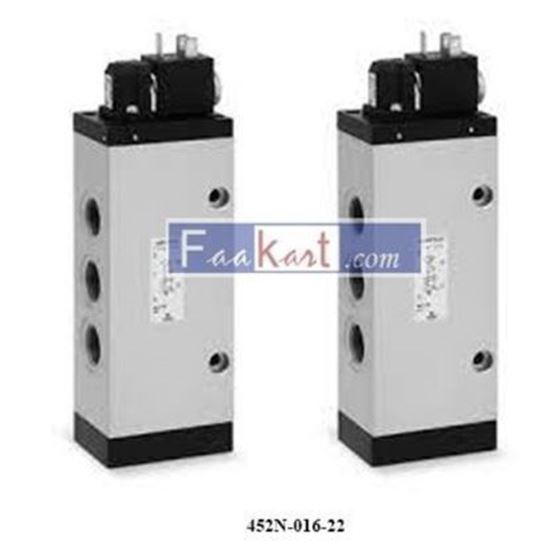 Picture of 452N-016-22 CAMOZZI 5/2-way solenoid valve, G1/2, monostable - Mod. 452N-…