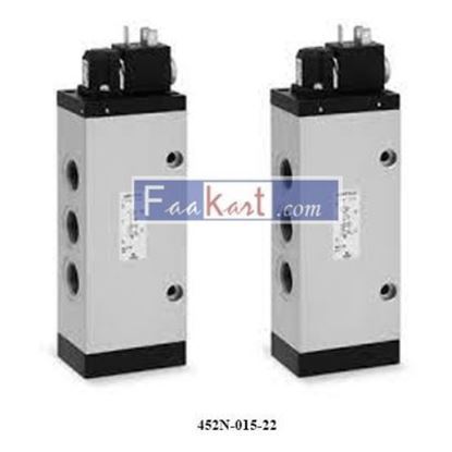 Picture of 452N-015-22 CAMOZZI 5/2-way solenoid valve, G1/2, monostable - Mod. 452N-…