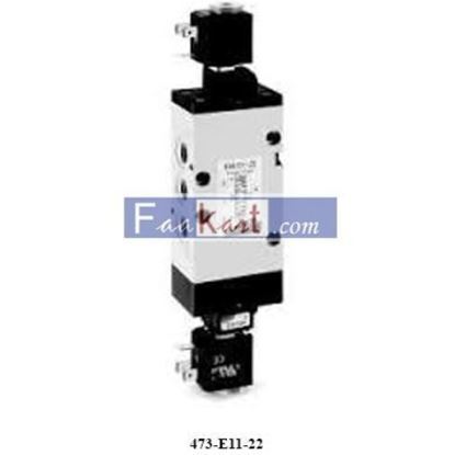 Picture of 473-E11-22 CAMOZZI 5/3-way solenoid valve, G3/8 - Mod. 463-... and 473-…