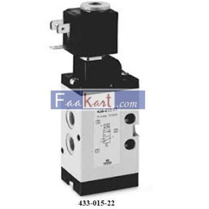 Picture of 453-015-22 CAMOZZI 5/2-way solenoid valve, G3/8, monostable - Mod. 453…