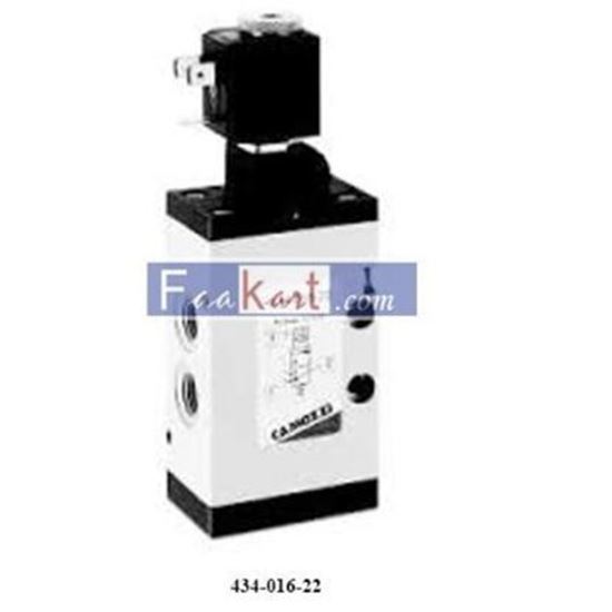 Picture of 434-016-22 CAMOZZI 3/2-way solenoid valve, G1/4, monostable Mod. 434 and Mod. 444