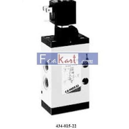 Picture of 434-015-22 CAMOZZI 3/2-way solenoid valve, G1/4, monostable Mod. 434 and Mod. 444